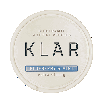 KLAR Blueberry & Mint Extra Strong Slim fram