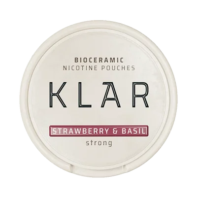 KLAR Strawberry & Basil Strong Mini fram