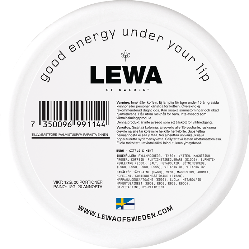 LEWA Citrus & Mint Nikotinfritt