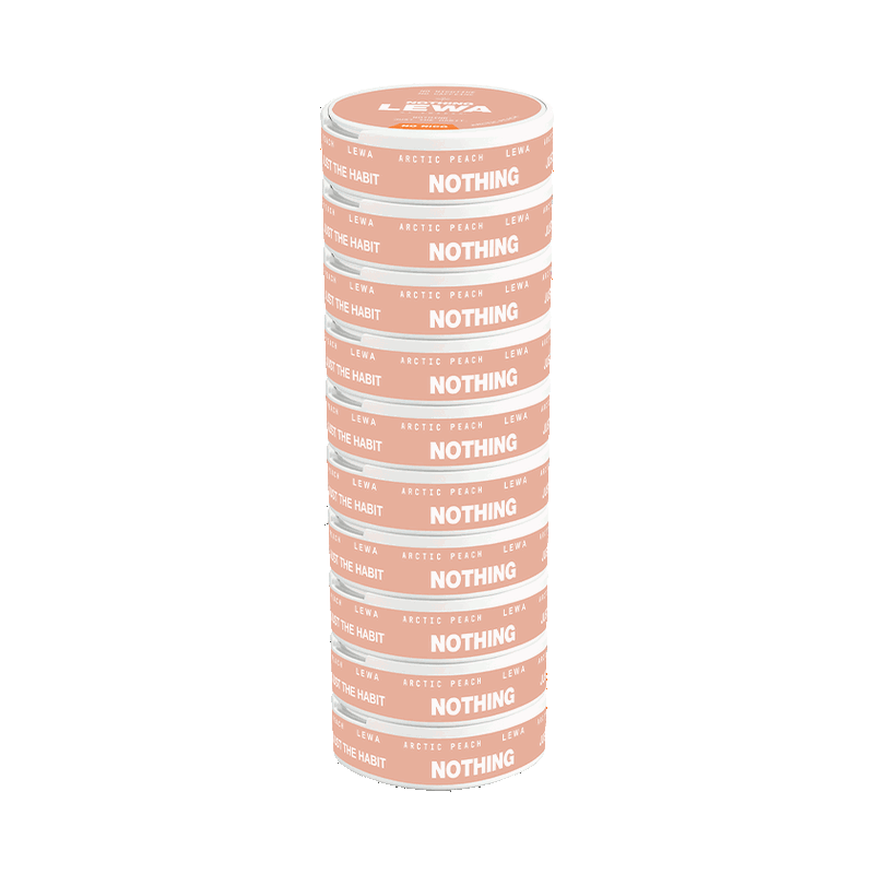 LEWA NOTHING Arctic Peach Nikotinfritt