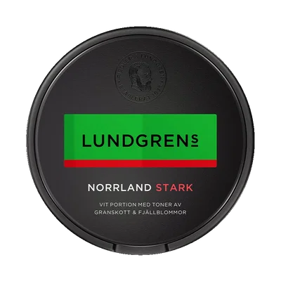 LUNDGRENs Norrland Stark Vit portion fram