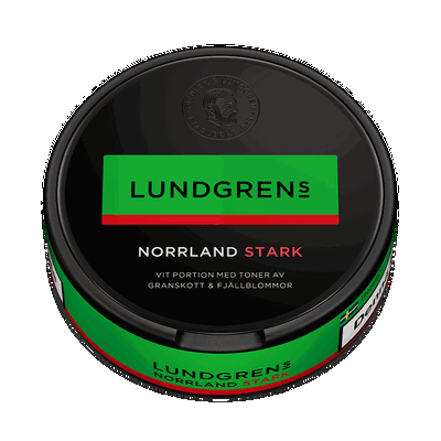 LUNDGRENs Norrland Stark Vit portion