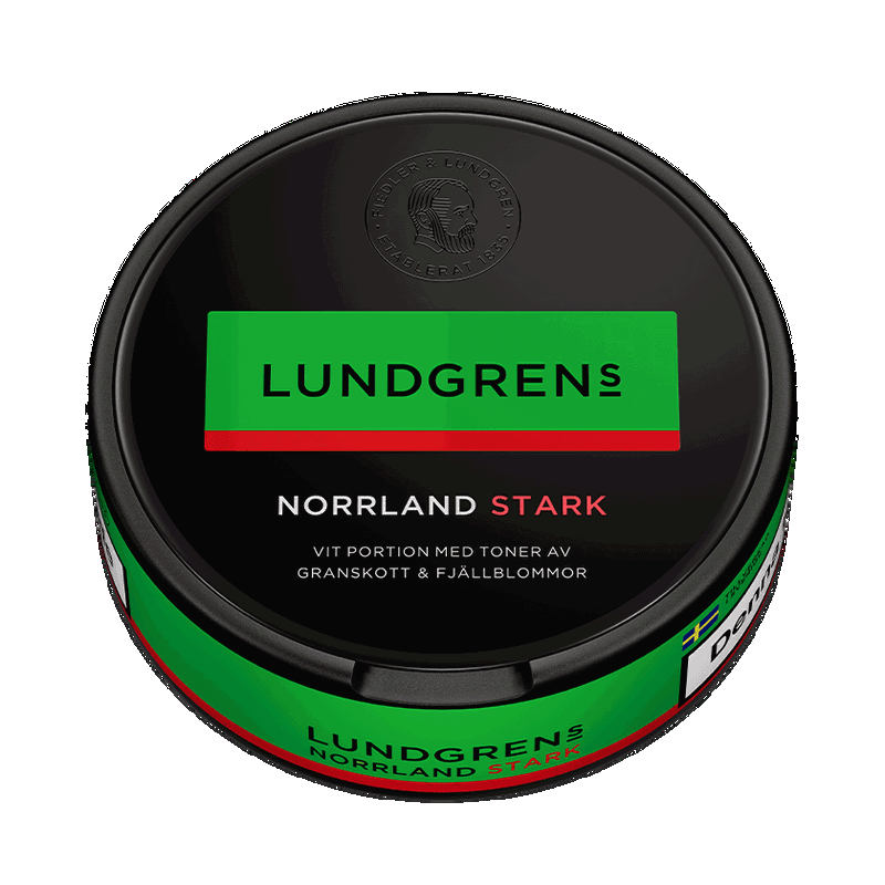 LUNDGRENs Norrland Stark Vit portion