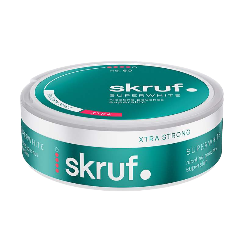 Skruf Superwhite No. 60 Frozen Mint Xtra Strong