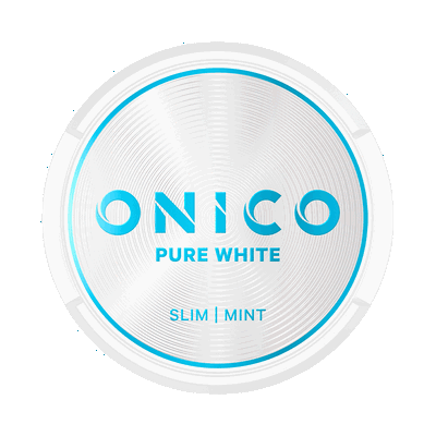 Onico Pure White Slim Nikotinfritt Snus fram