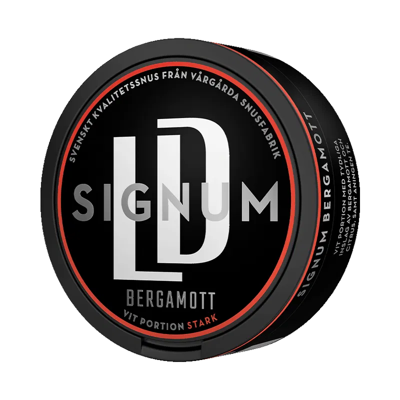LD Signum Bergamott Vit Portion Stark