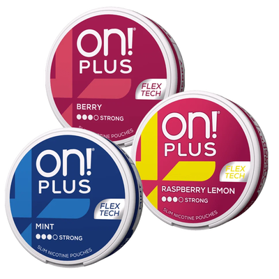 on! PLUS Mixpack Strong 3-pack