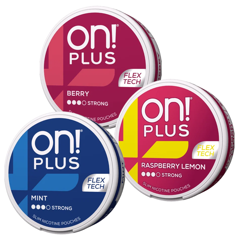 on! PLUS Mixpack Strong 3-pack