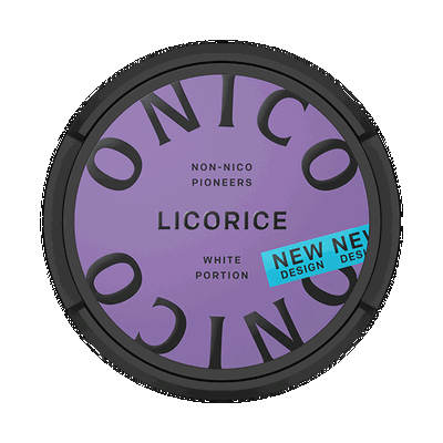 Onico Licorice White Portion Nikotinfritt Snus