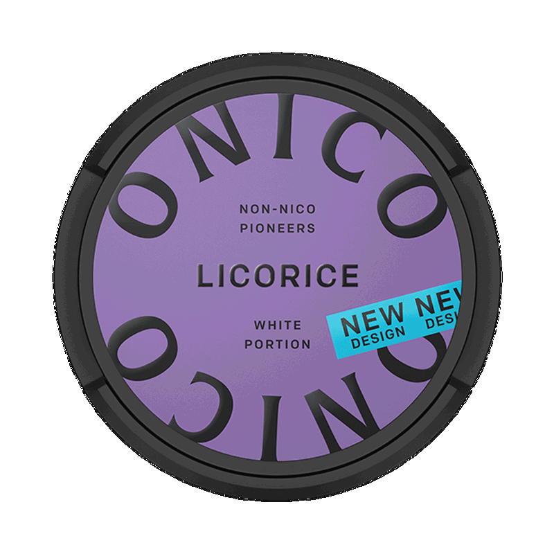 Onico Licorice White Portion Nikotinfritt Snus