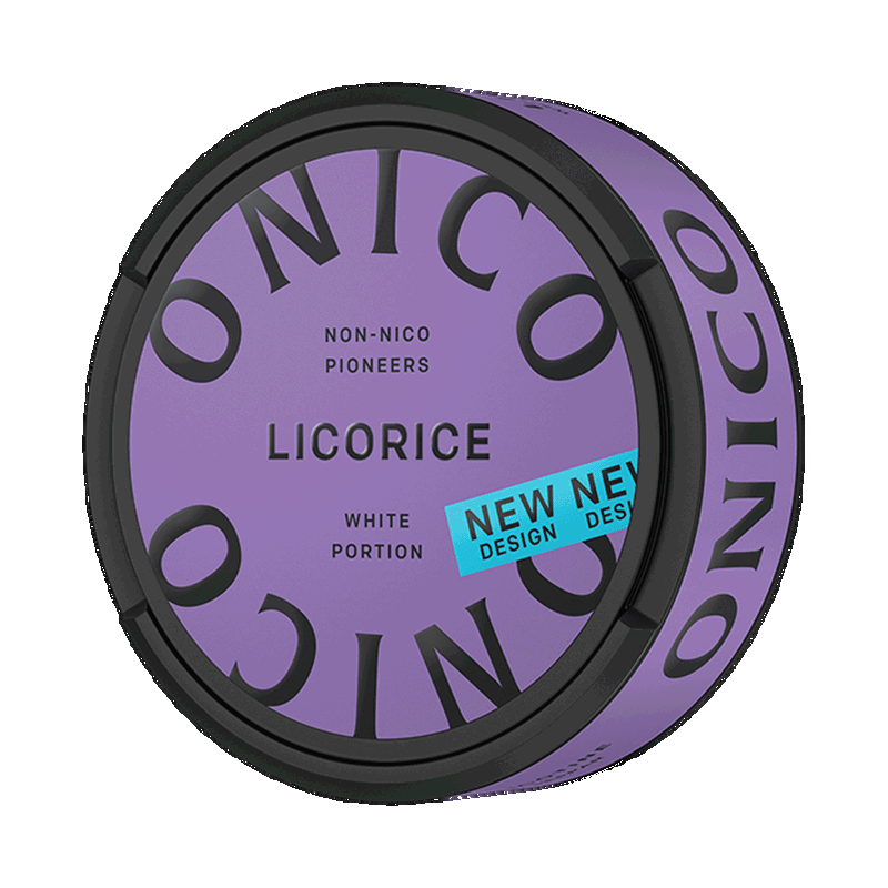 Onico Licorice White Portion Nikotinfritt Snus