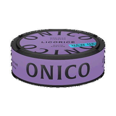 Onico Licorice White Portion Nikotinfritt Snus