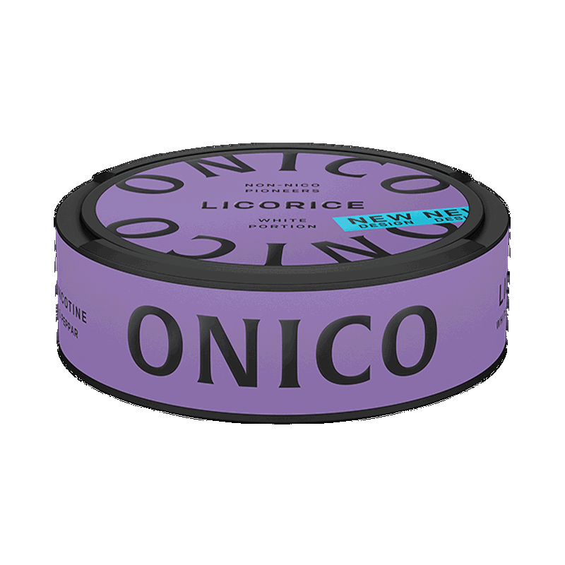 Onico Licorice White Portion Nikotinfritt Snus