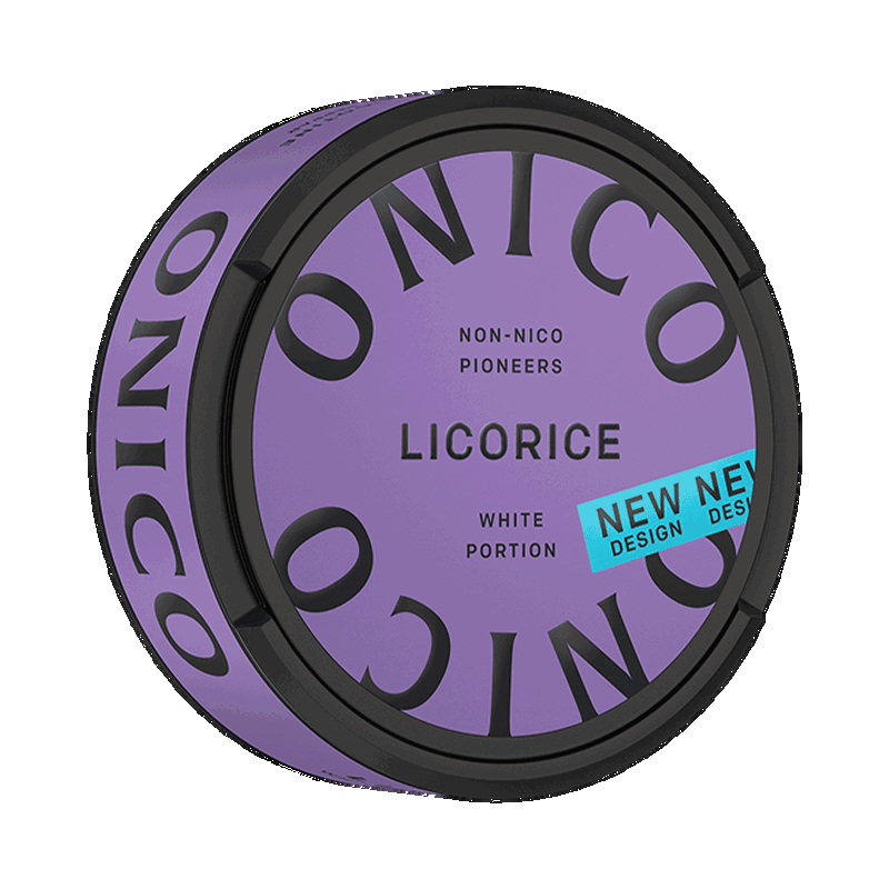 Onico Licorice White Portion Nikotinfritt Snus