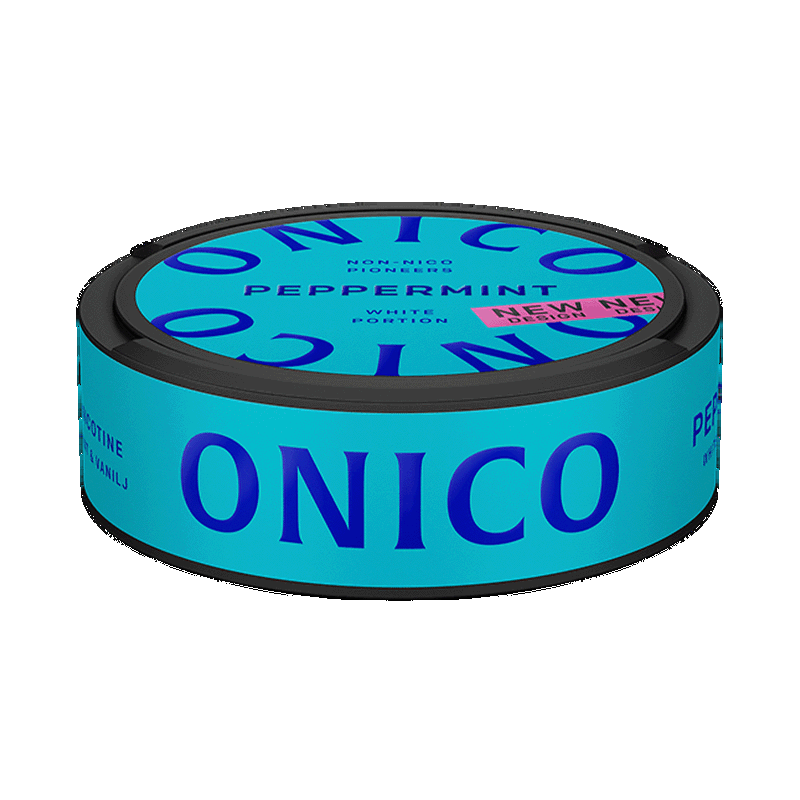 Onico Peppermint White Portion Nikotinfritt Snus