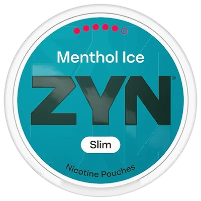 ZYN Menthol Ice Slim Super Strong fram
