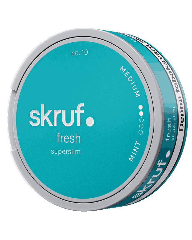 Skruf No. 10 Mint Superslim Medium