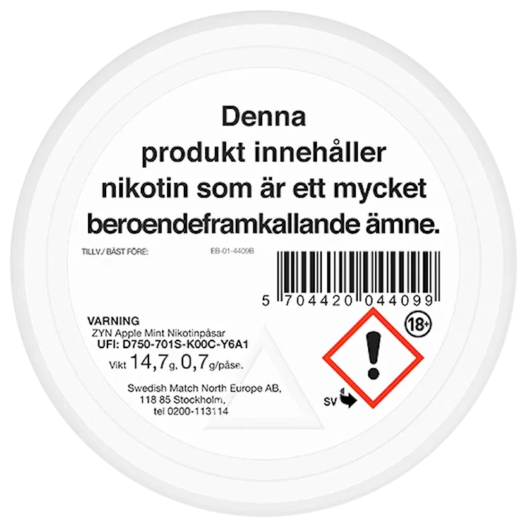 ZYN Apple Mint Slim S4