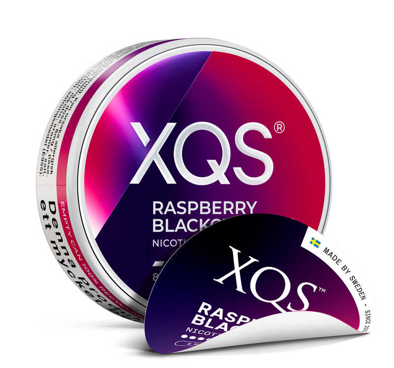 XQS Raspberry Blackcurrant 8 MG
