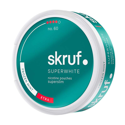 Skruf Superwhite No. 60 Frozen Mint Xtra Strong