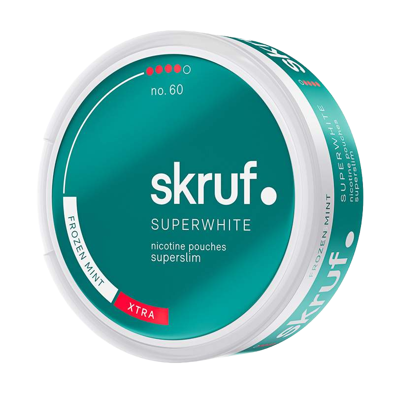 Skruf Superwhite No. 60 Frozen Mint Xtra Strong