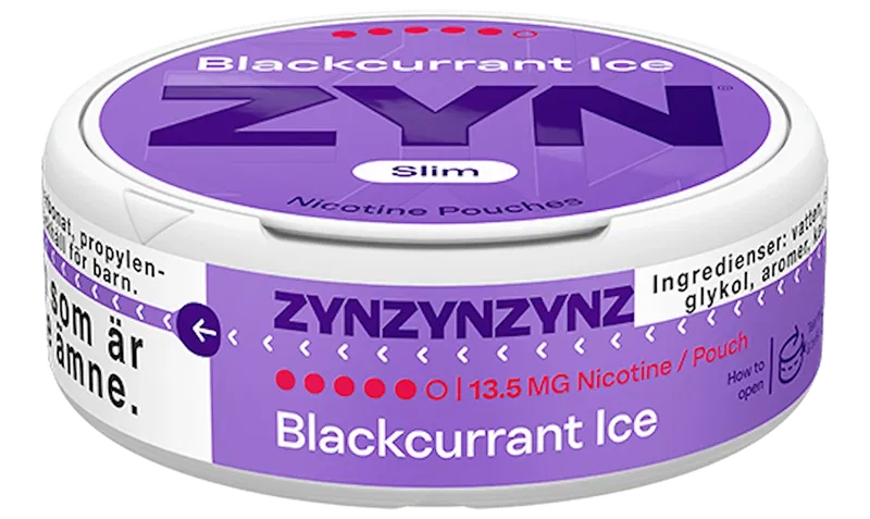 ZYN Blackcurrant Ice Slim S5