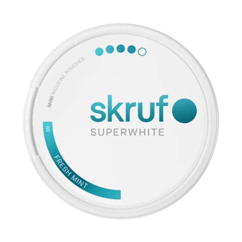 Skruf Superwhite No. 60 Fresh Mint Mini 8 mg