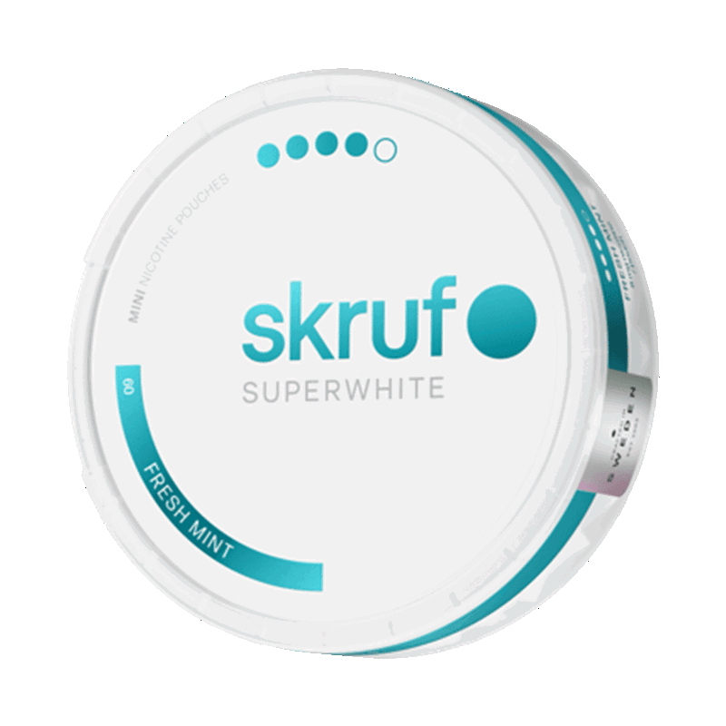 Skruf Superwhite No. 60 Fresh Mint Mini 8 mg