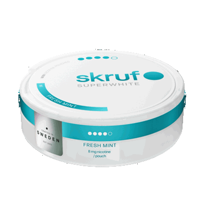Skruf Superwhite No. 60 Fresh Mint Mini 8 mg