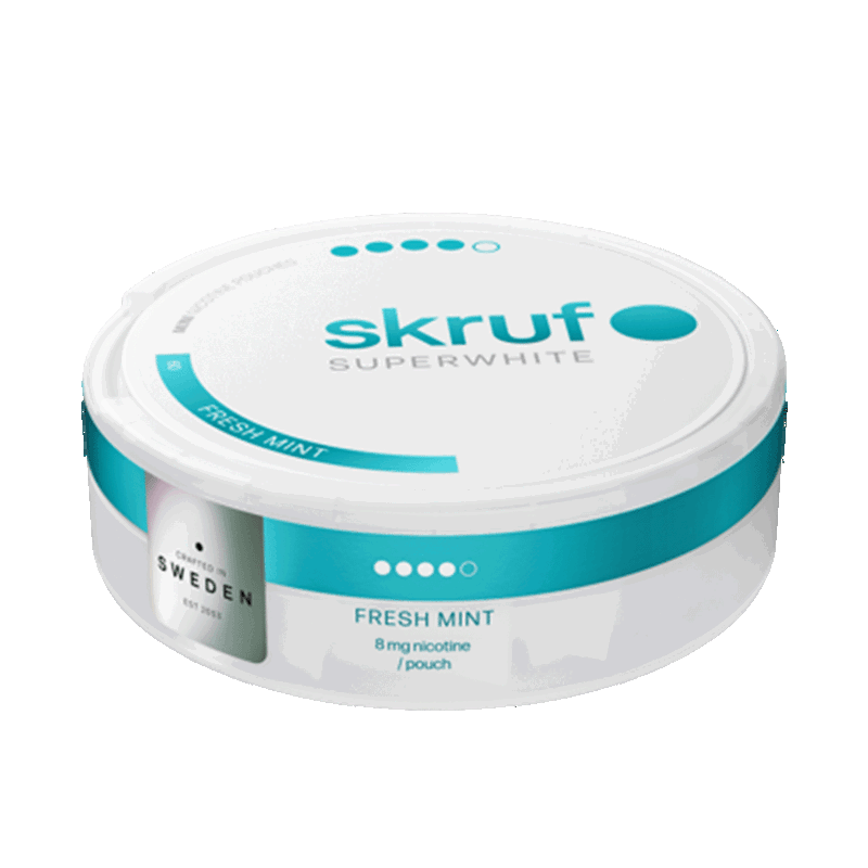 Skruf Superwhite No. 60 Fresh Mint Mini 8 mg