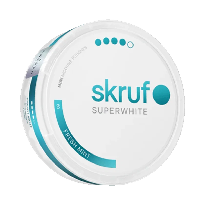 Skruf Superwhite No. 60 Fresh Mint Mini 8 mg