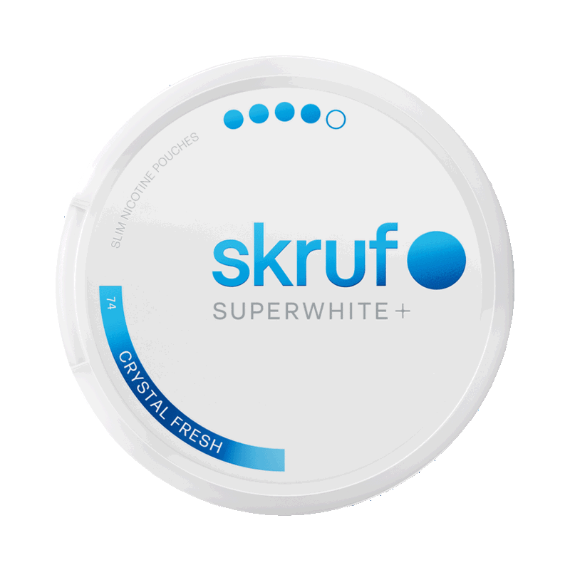 Skruf Superwhite No. 74 Crystal Fresh Xtra Strong
