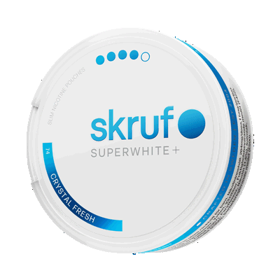 Skruf Superwhite No. 74 Crystal Fresh Xtra Strong
