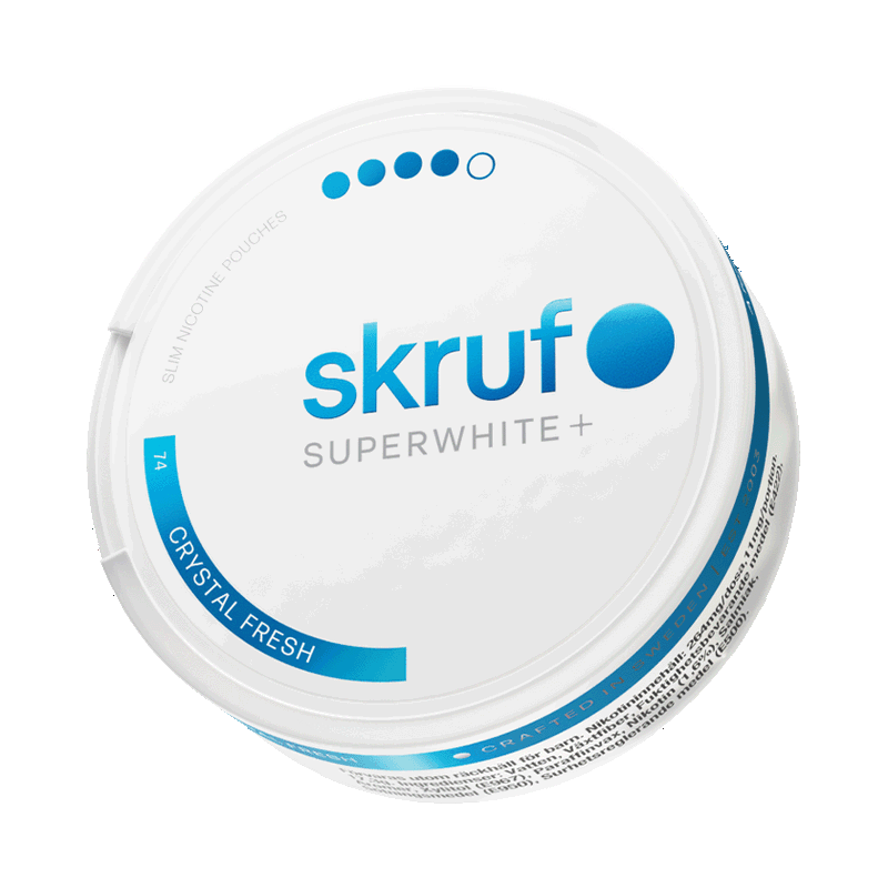Skruf Superwhite No. 74 Crystal Fresh Xtra Strong