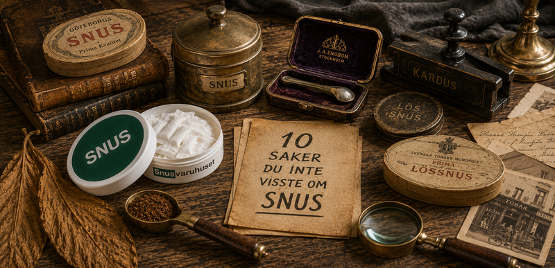 10 saker du förmodligen inte visste om snus