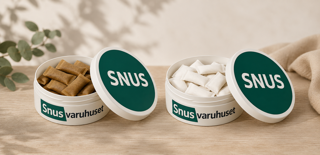 Skillnaden mellan brunt snus och vitt snus – vad skiljer egentligen?