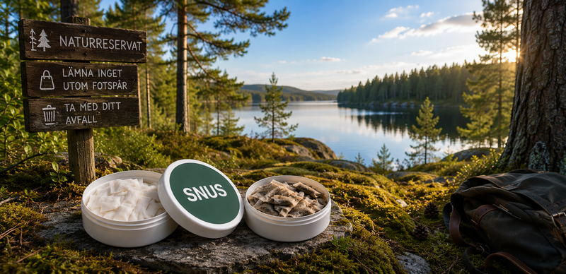 Släng inte snusdosan i naturen – en liten handling som gör stor skillnad