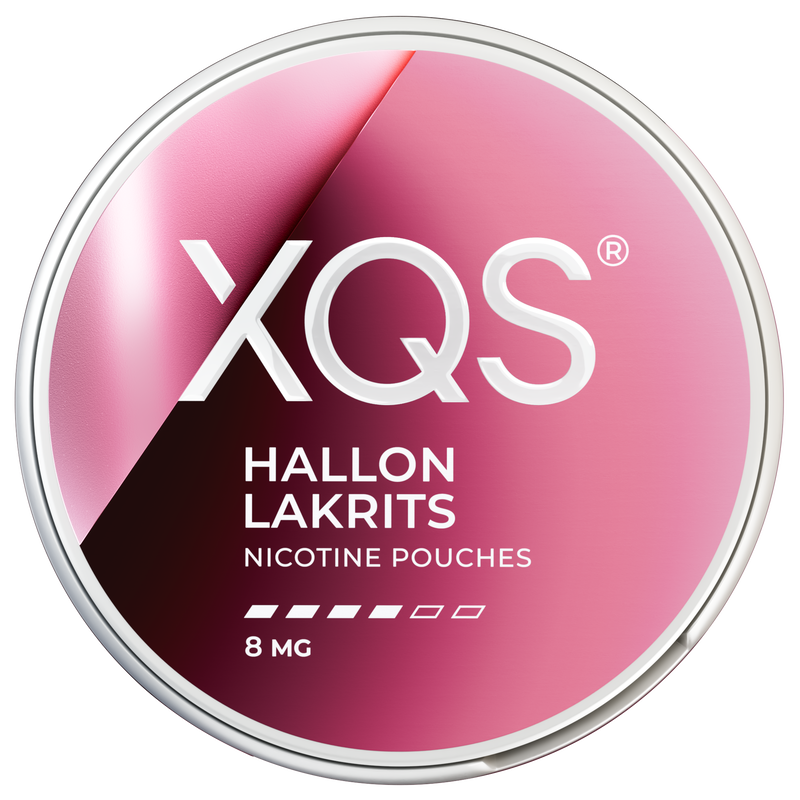 XQS Hallon Lakrits Slim 8 MG