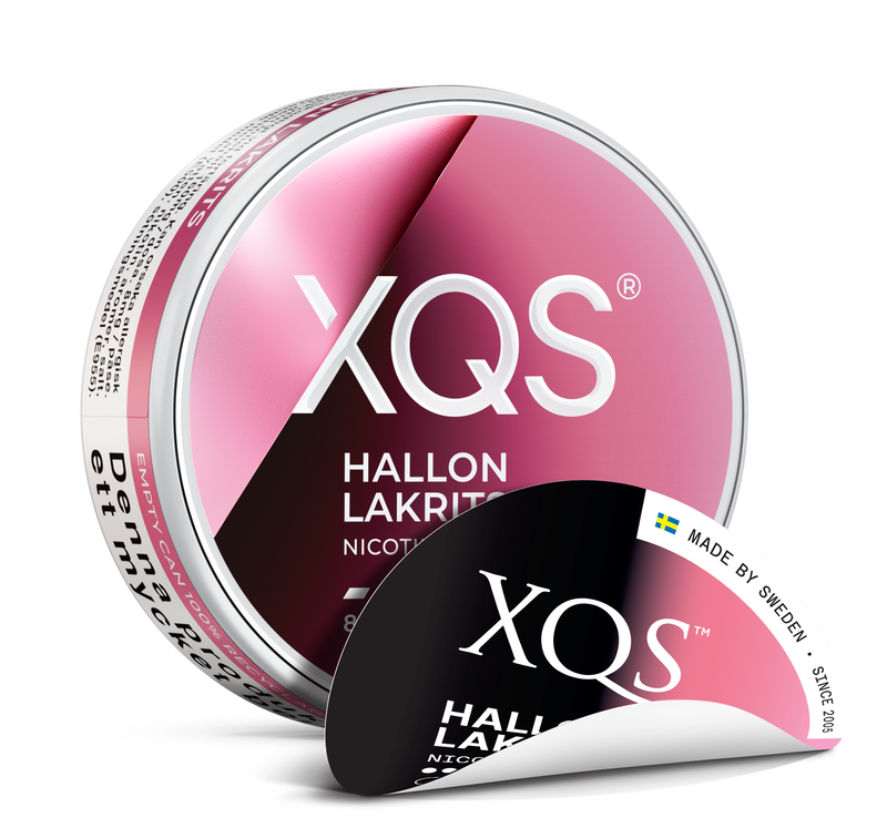 XQS Hallon Lakrits Slim 8 MG