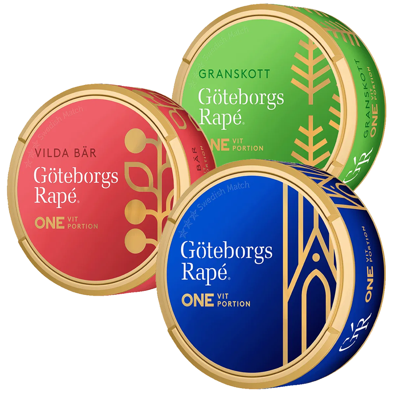 Göteborgs Rapé Mixpack 3-pack