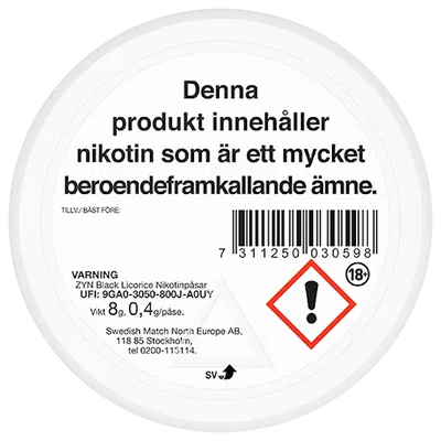 ZYN Black Licorice Mini S2