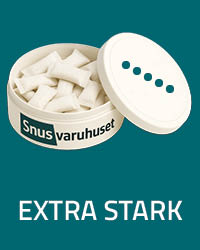 Snusdosa med fem pluppar för styrkan extra stark