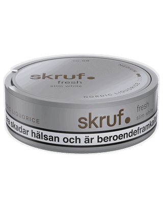 Skruf No. 8 Nordic Liquorice Medium