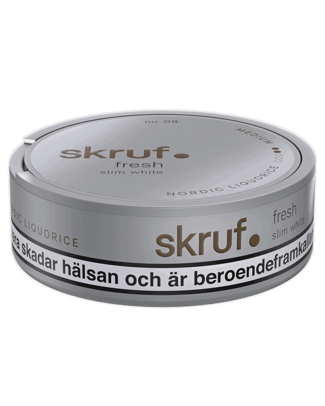 Skruf No. 8 Nordic Liquorice Medium