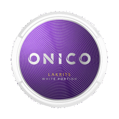 Onico Lakrits Nikotinfritt Snus fram