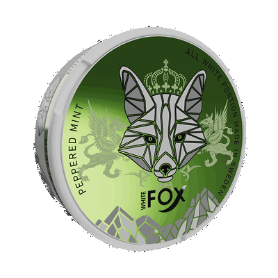 White Fox Peppered Mint 12 mg vänster