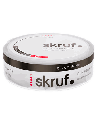 Skruf Superwhite No. 58 Nordic Liquorice Xtra Strong