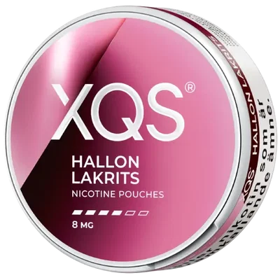 XQS Hallon Lakrits Slim 8 MG