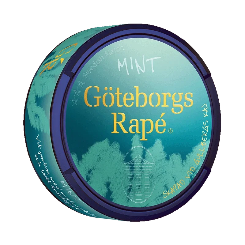 Göteborgs Rapé Mint Vit Portion