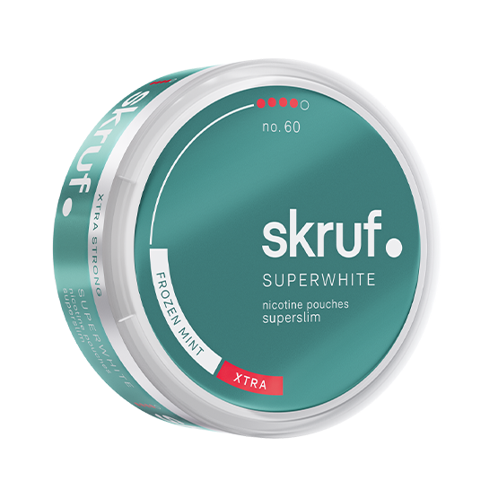 Skruf Superwhite No. 60 Frozen Mint Xtra Strong